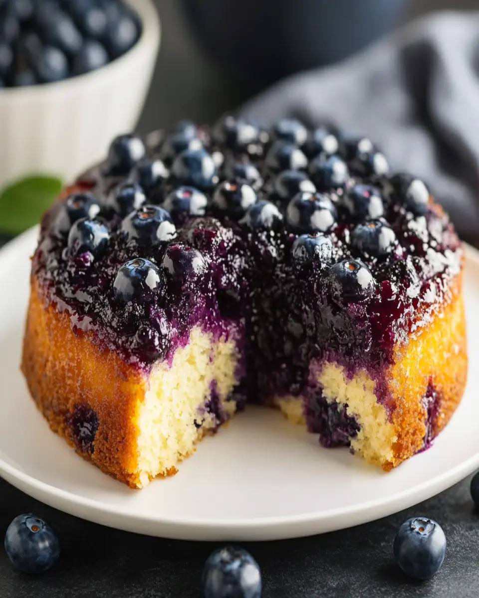 Blueberry Upside Down Cake First Image First Image