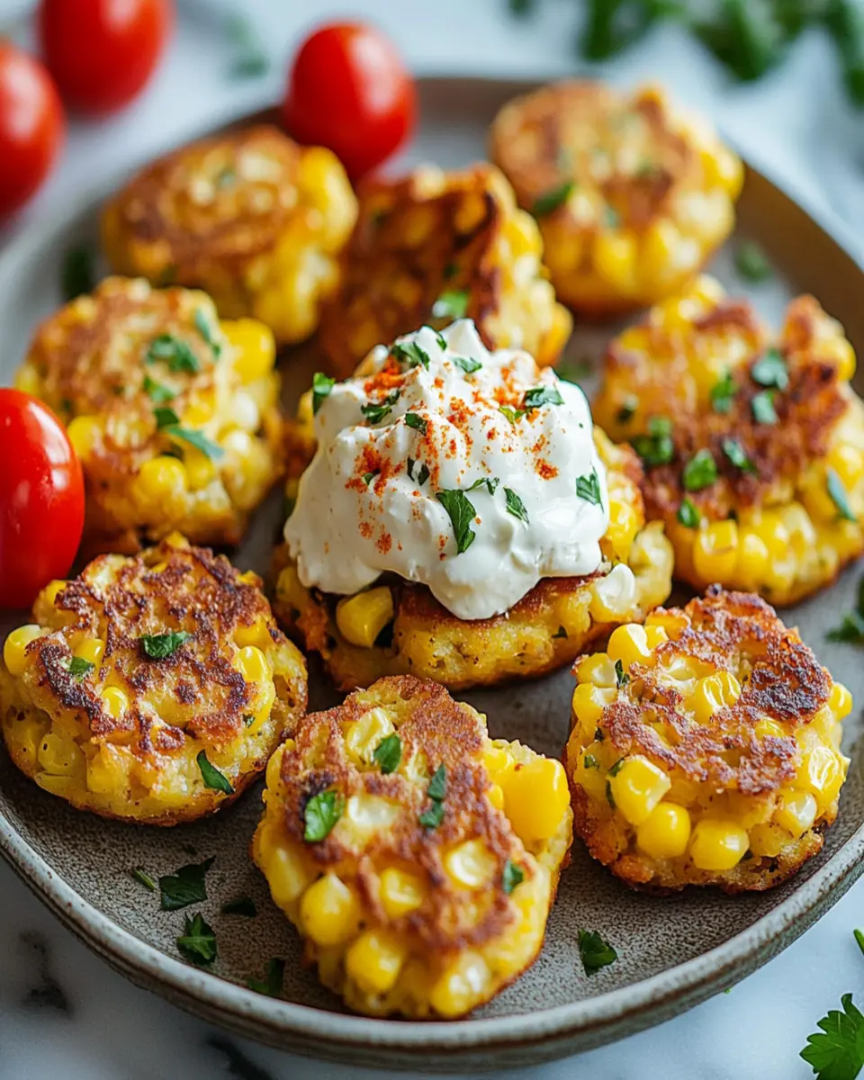 Corn Fritters With Whipped Feta First Image First Image
