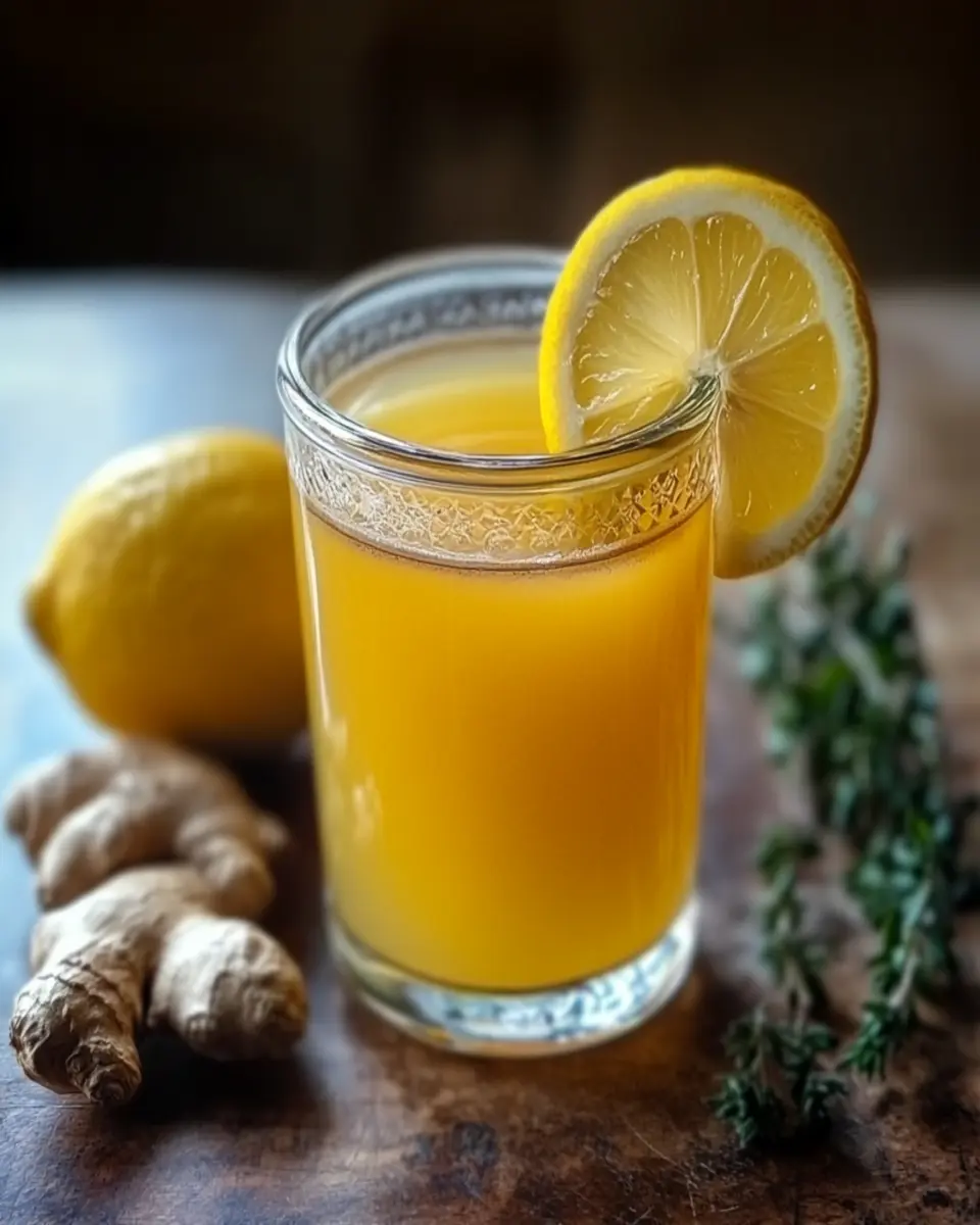 Warm Lemon Ginger Elixir First Image First Image