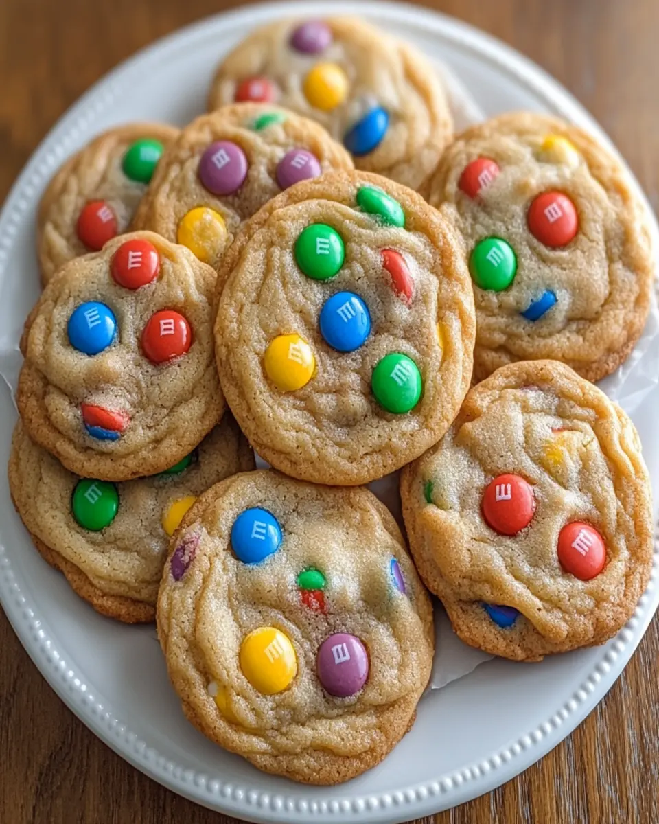 M&M Cookies First Image First Image
