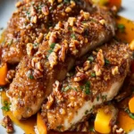 Maple Pecan Crusted Chicken First Image First Image