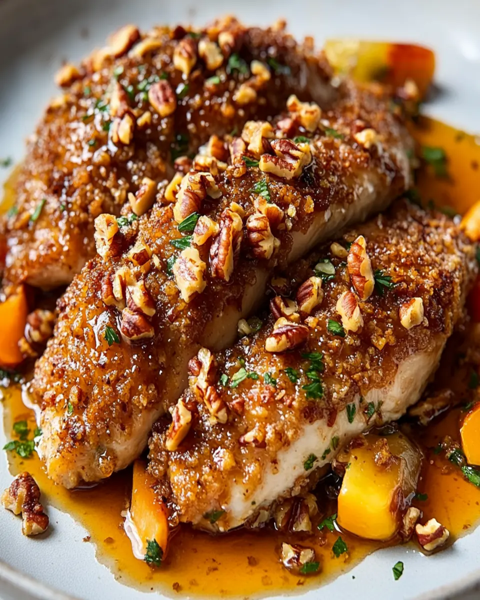 Maple Pecan Crusted Chicken First Image First Image