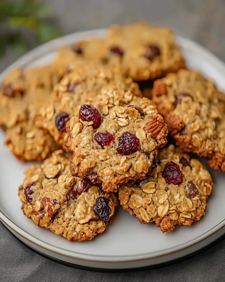 Nutty Oatmeal Cookies First Image First Image