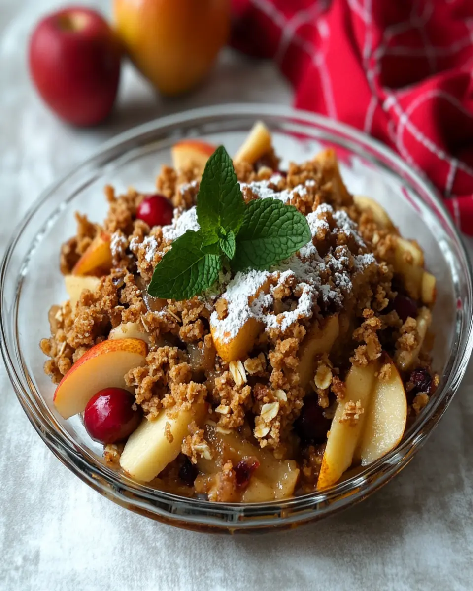 Gluten-Free Winter Fruit Crisp First Image First Image