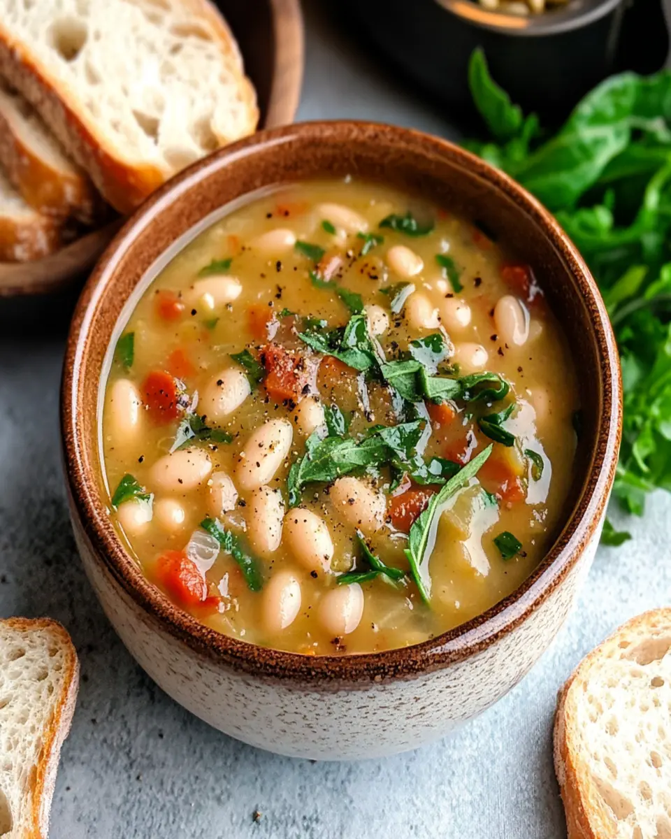 Easy Vegan White Bean Soup Instant Pot First Image First Image