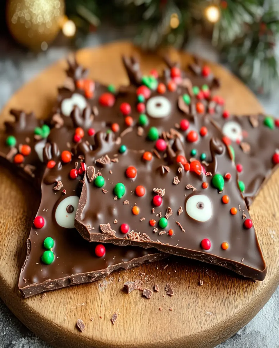 Reindeer Chocolate Bark First Image First Image