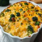 Cheesy Broccoli and Rice Casserole First Image First Image