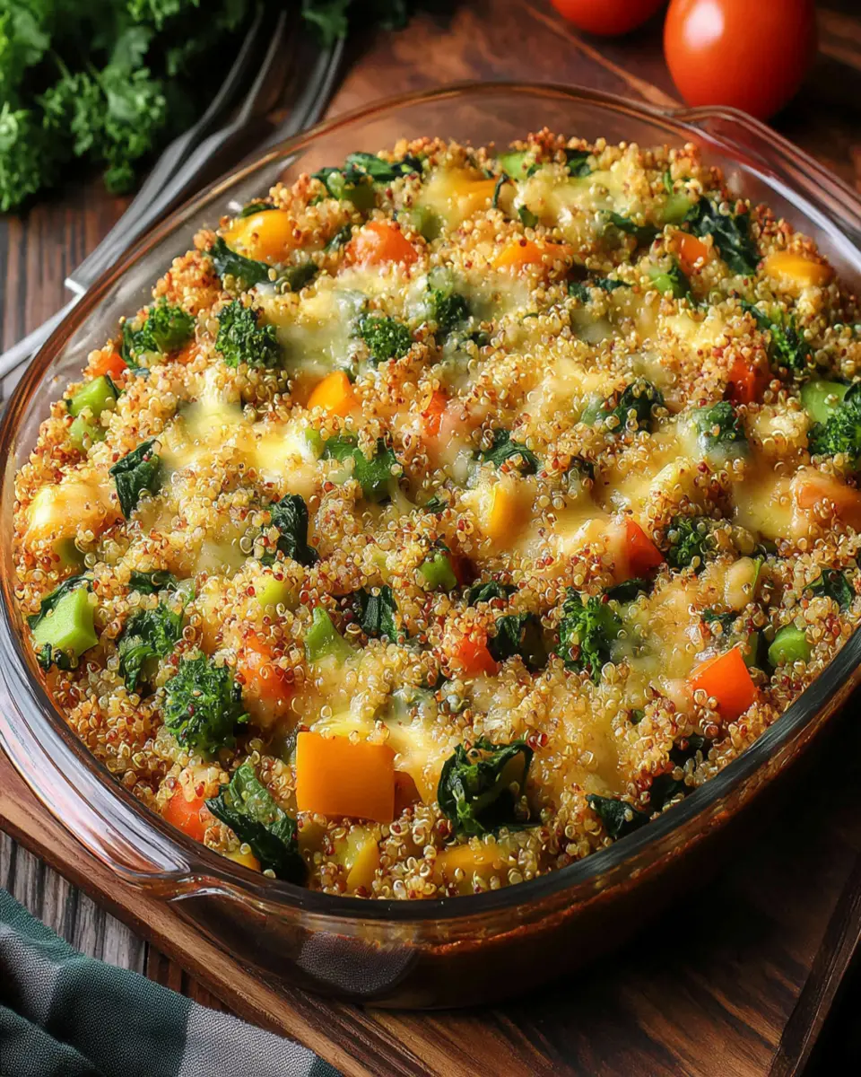 Vegetarian Quinoa Casserole First Image First Image