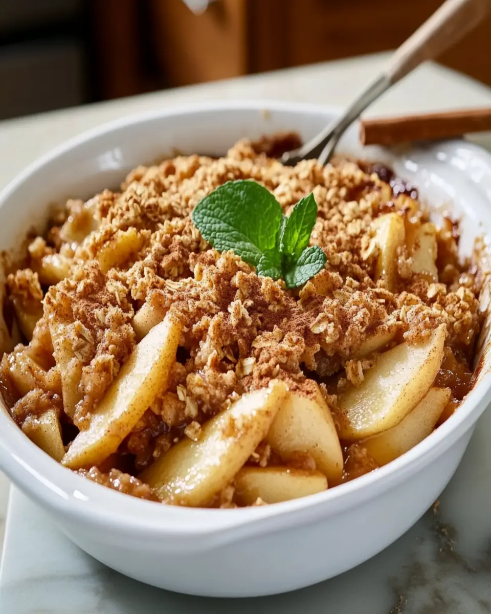 Apple Crisp with Oat Topping First Image First Image