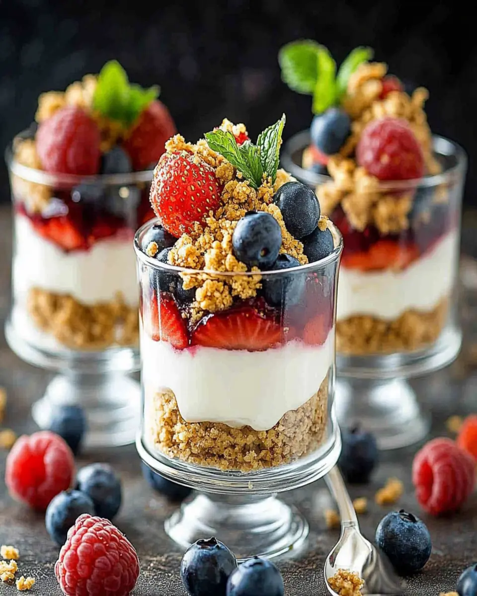 Cheesecake Berry Parfaits First Image First Image