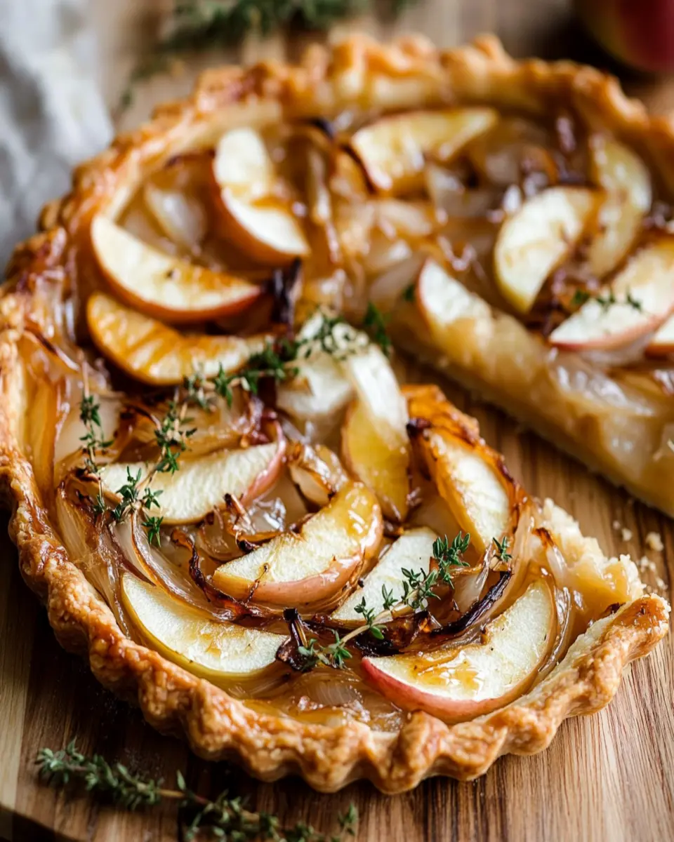 Caramelized Onion and Apple Tart First Image First Image