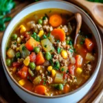 Ground Turkey and Vegetable Soup First Image First Image