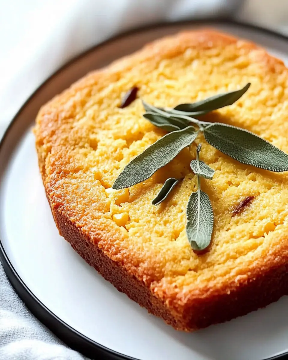 Sage Butter Cornbread First Image First Image