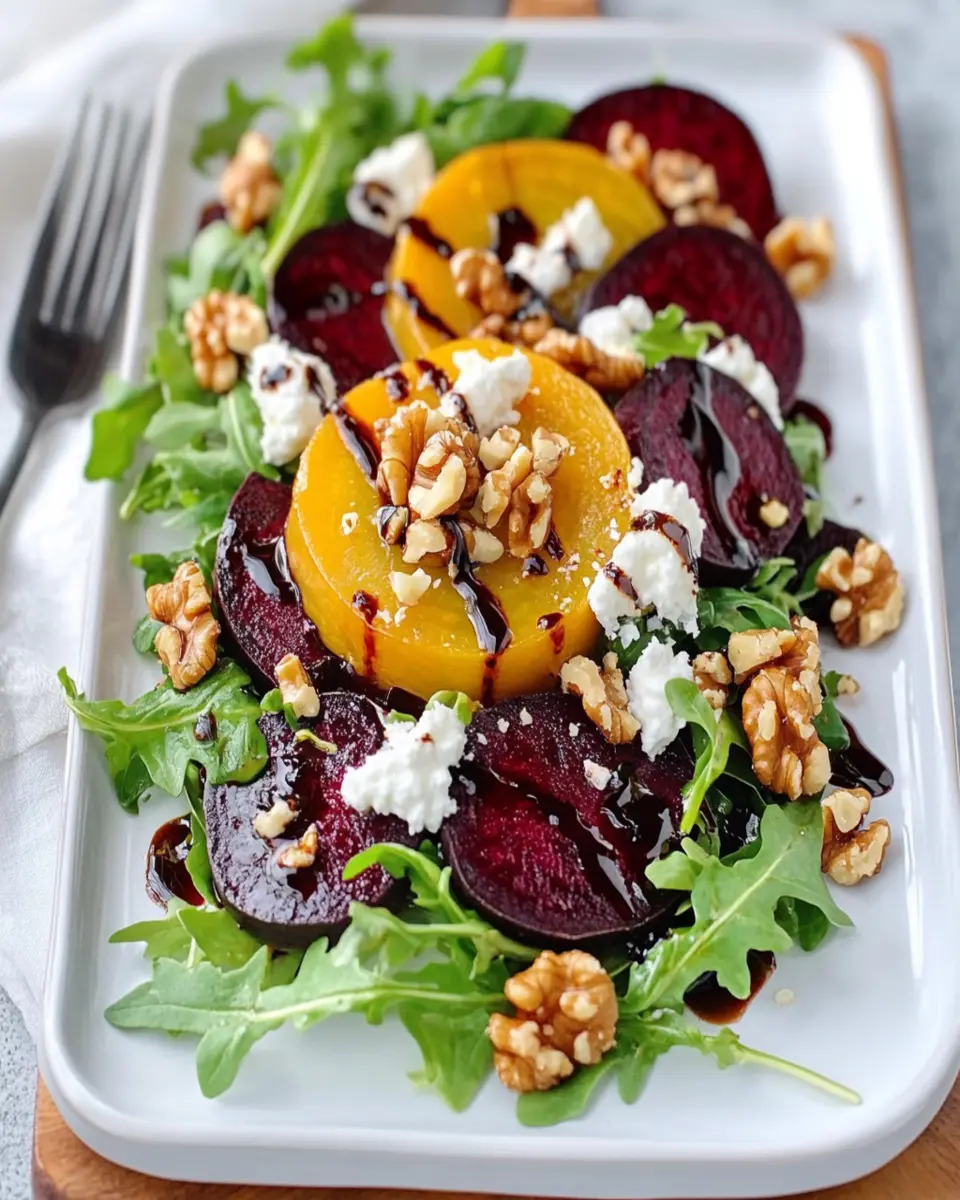 Roasted Beet Salad with Goat Cheese First Image First Image