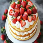 Strawberry Shortcake Cake First Image First Image