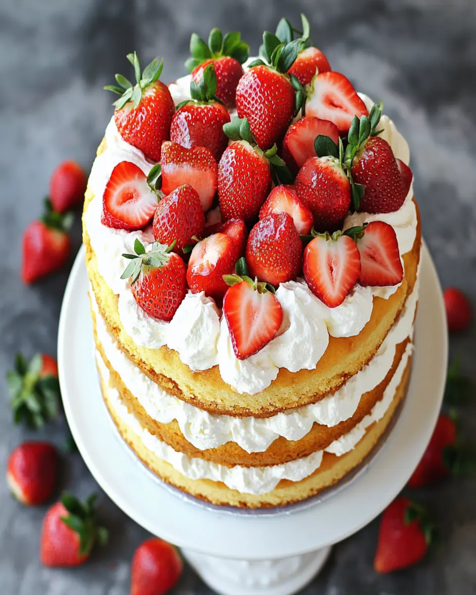 Strawberry Shortcake Cake First Image First Image