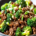 Ground Beef and Broccoli First Image First Image