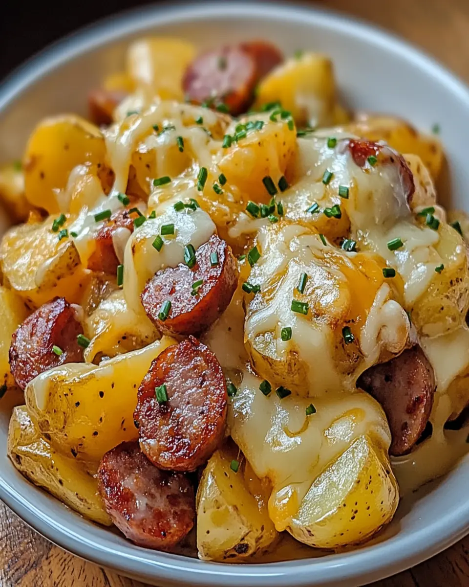Cheesy Ranch Potatoes and Smoked Sausage First Image First Image