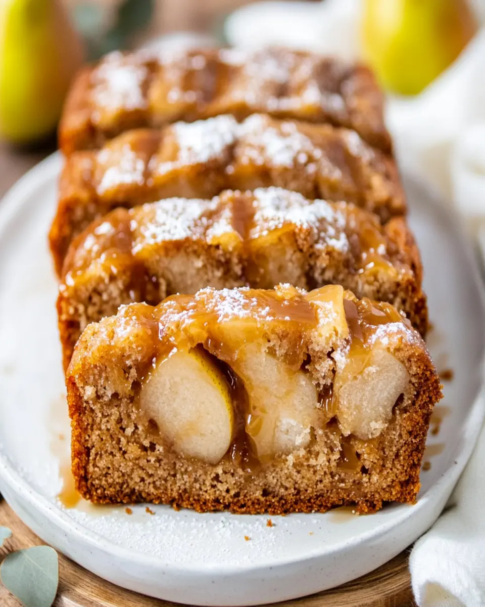 Caramel Swirl Pear Bread First Image First Image