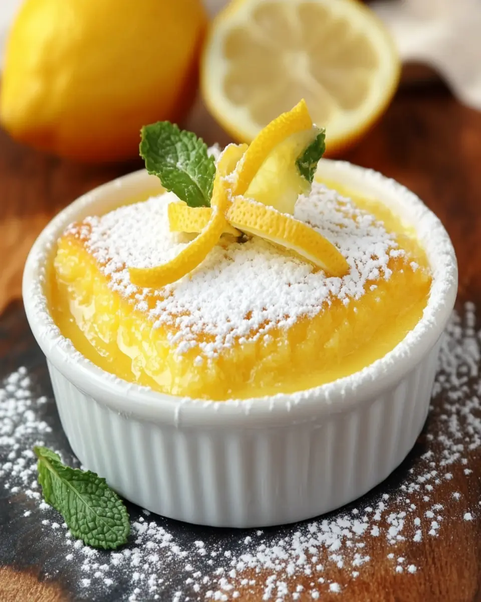 Warm Lemon Pudding Cake First Image First Image