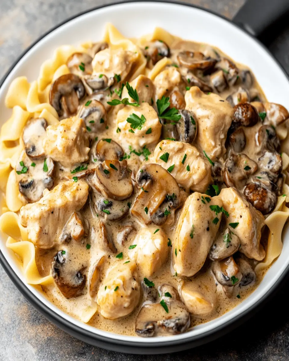 Chicken and Mushroom Stroganoff First Image First Image