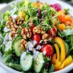 Harvest Salad with a Creamy Walnut Vinaigrette First Image First Image