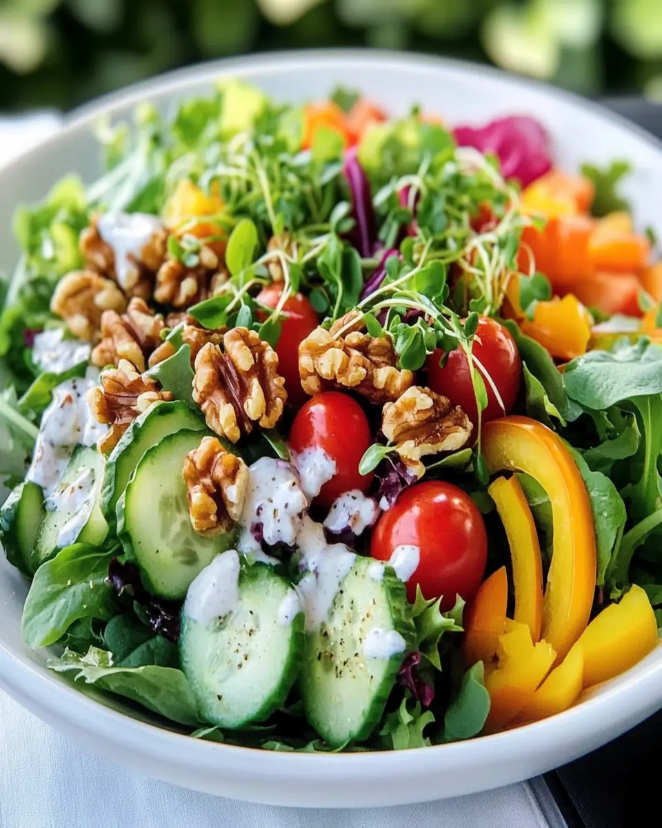Harvest Salad with a Creamy Walnut Vinaigrette First Image First Image