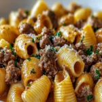 Creamy Beef and Pasta Shells First Image First Image