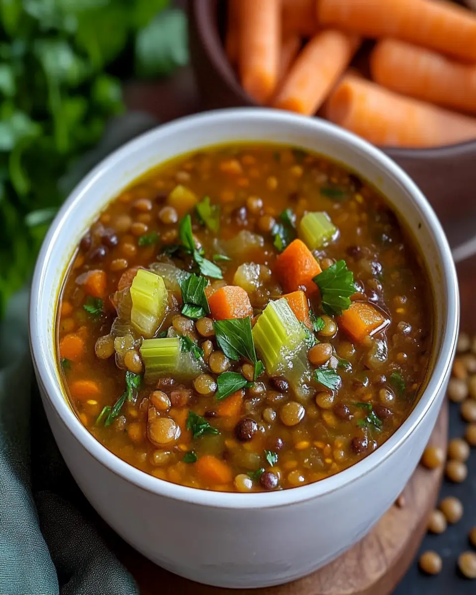 Lentil and Vegetable Soup First Image First Image