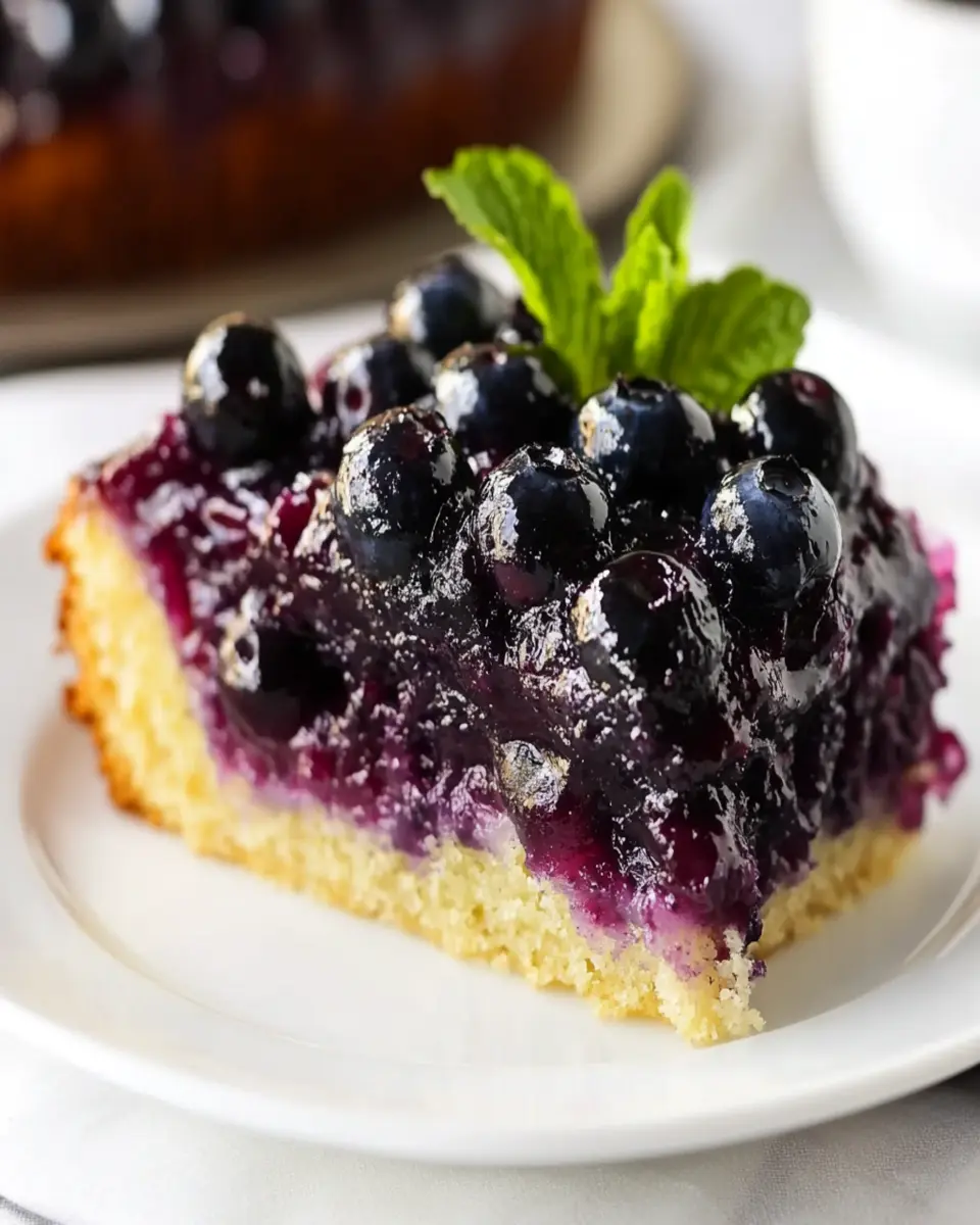 Blueberry Upside Down Cake First Image First Image