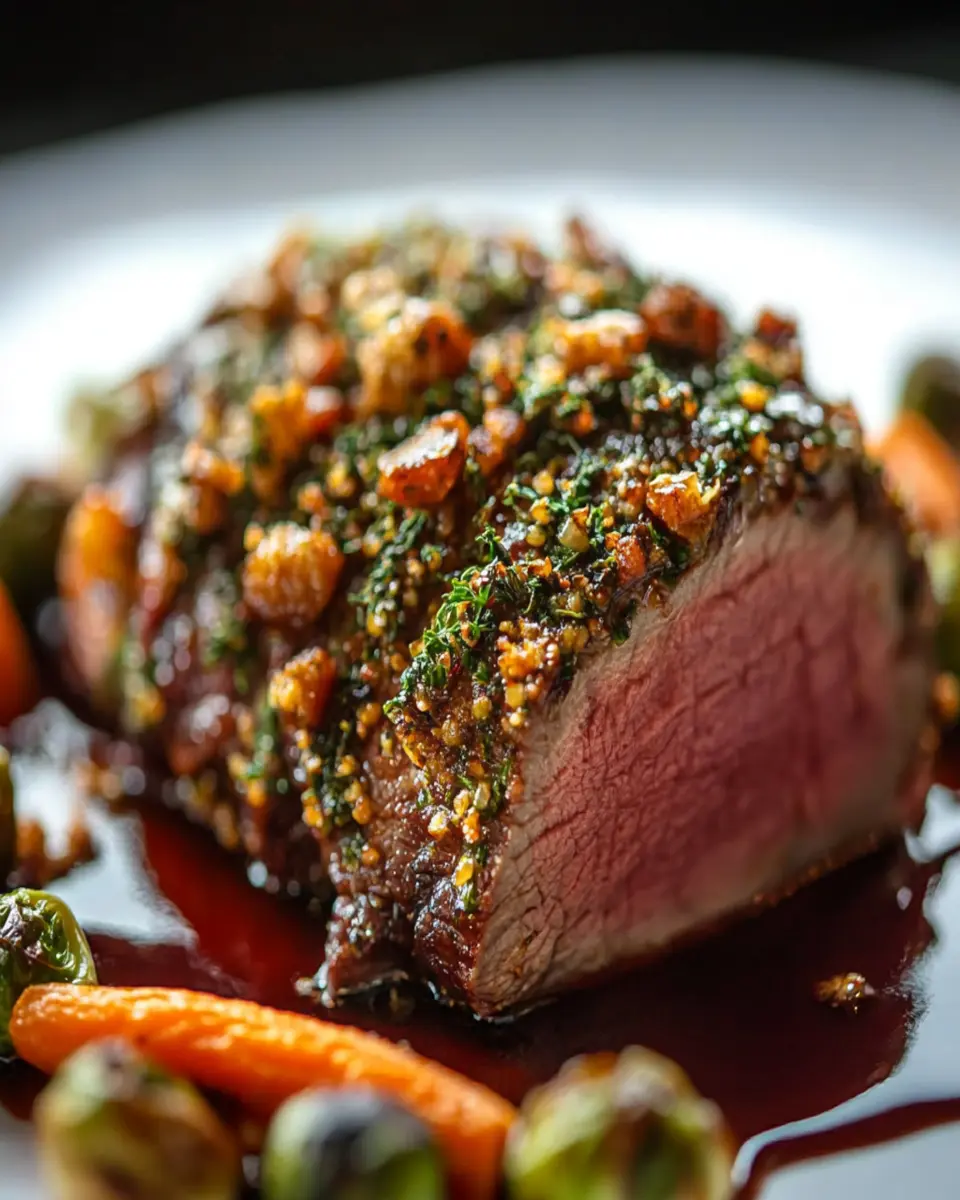 Herb-Crusted Beef Roast First Image First Image