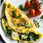 Protein-Packed Omelette With Spinach and Cheese Third Image Third Image