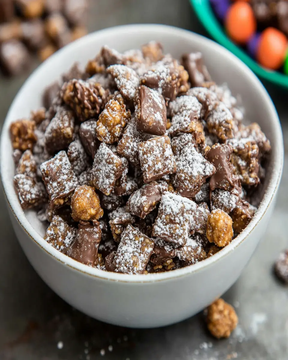 Chocolate Peanut Butter Puppy Chow First Image First Image