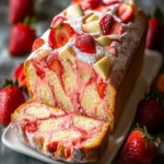 Strawberry and Whit Chocolate Loaf First Image First Image