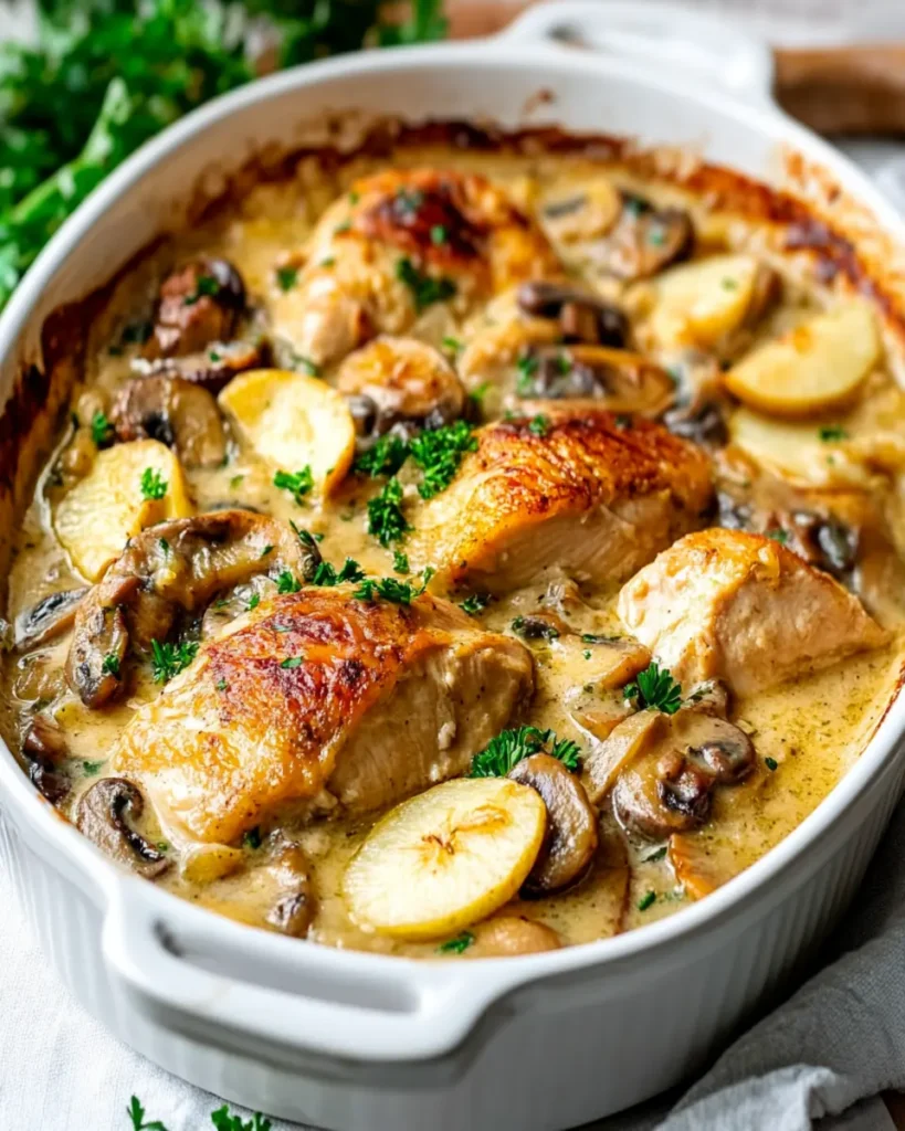 FRENCH CHICKEN CASSEROLE A LA NORMANDE First Image First Image