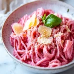 Healthy Vegan Pink Pasta First Image First Image