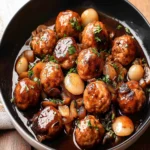 Coq au Vin Chicken Meatballs First Image First Image