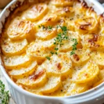 Roasted Garlic Potatoes au Gratin First Image First Image