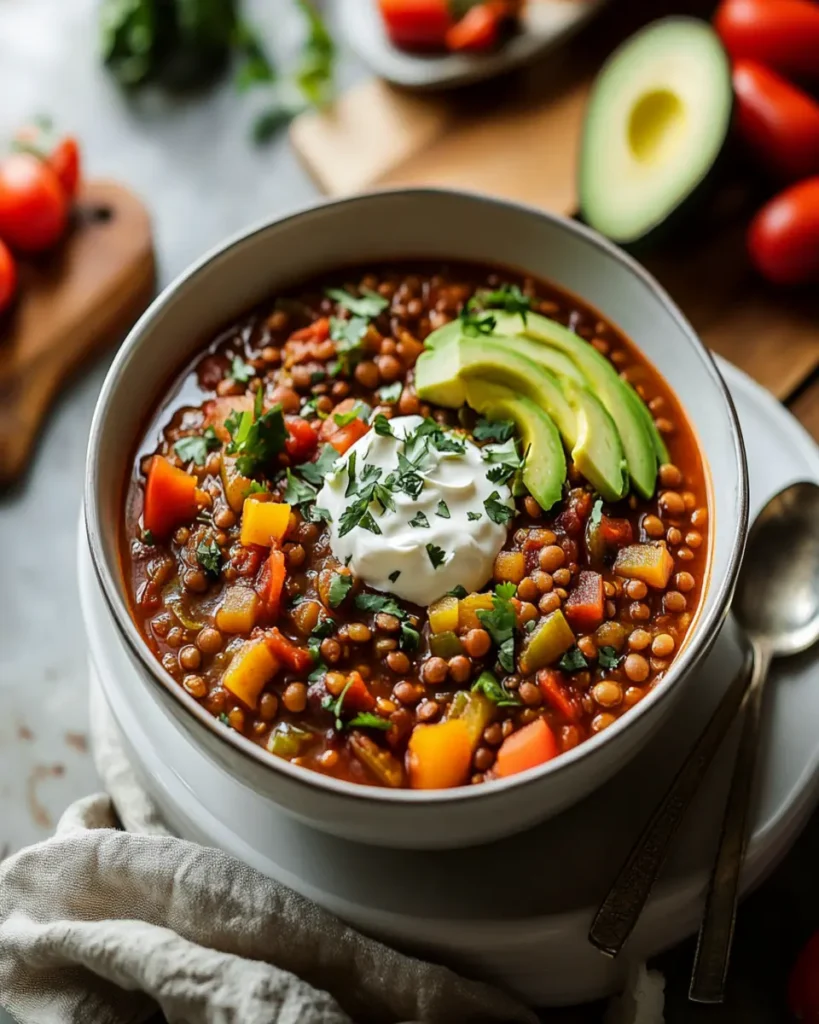 Spicy Lentil Chili First Image First Image