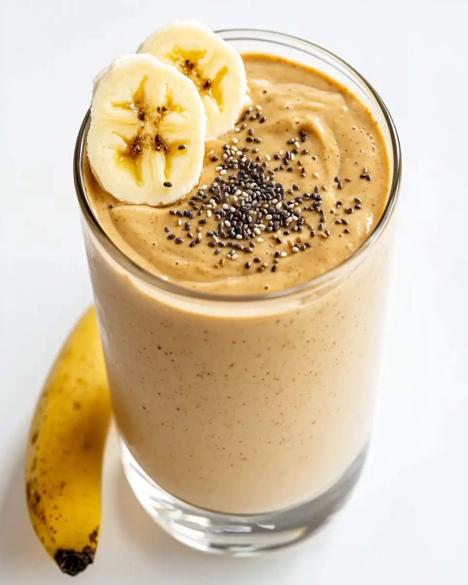 Peanut Butter and Banana Protein Smoothie First Image First Image