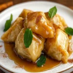 Apple Dumplings with Sauce First Image First Image