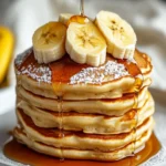 Banana Pancakes with Maple Syrup First Image First Image