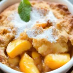 Easy Peach Cobbler Recipe First Image First Image