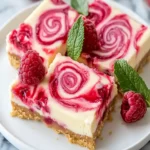 Raspberry Swirl Cheesecake Bars First Image First Image
