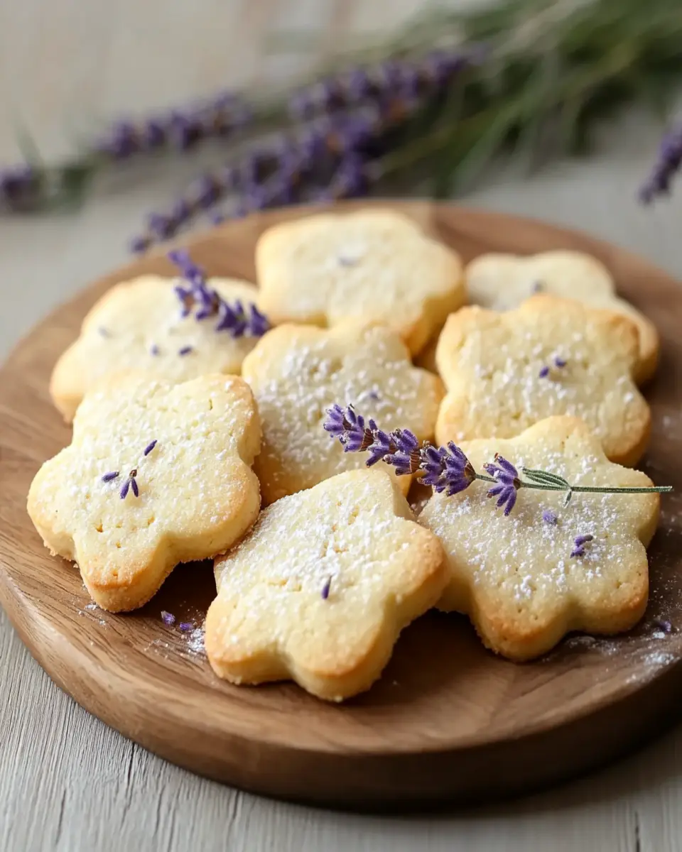 Lavender Honey Shortbread Cookies First Image First Image