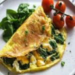 Protein-Packed Omelette With Spinach and Cheese Second Image Second Image