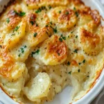 Roasted Garlic Potatoes au Gratin First Image First Image