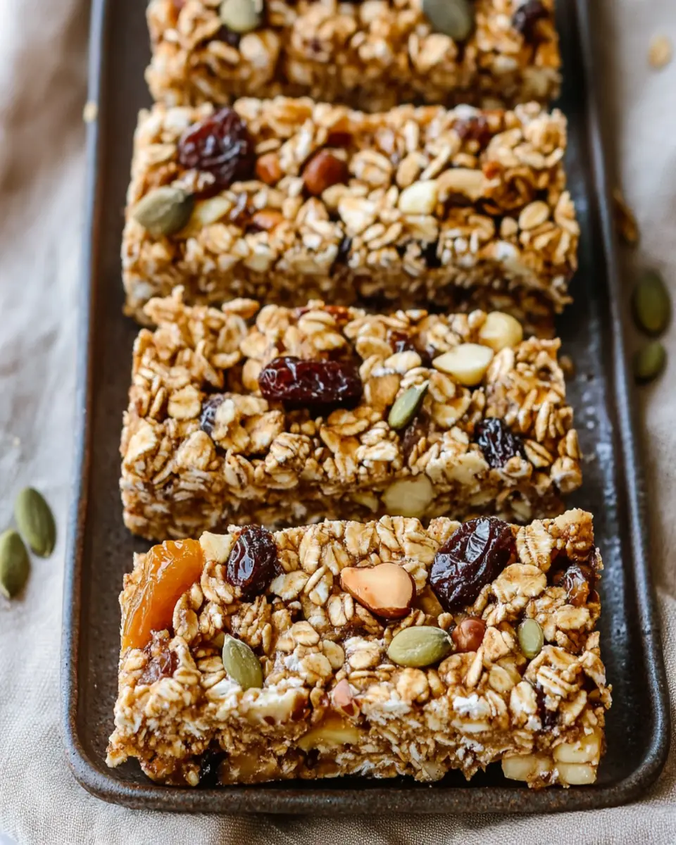 Homemade Granola Bars First Image First Image