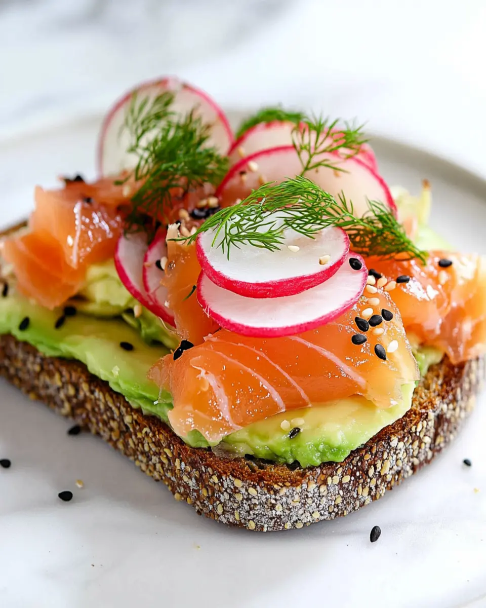 Smoked Salmon and Avocado Toast First Image First Image