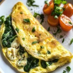 Protein-Packed Omelette With Spinach and Cheese First Image First Image